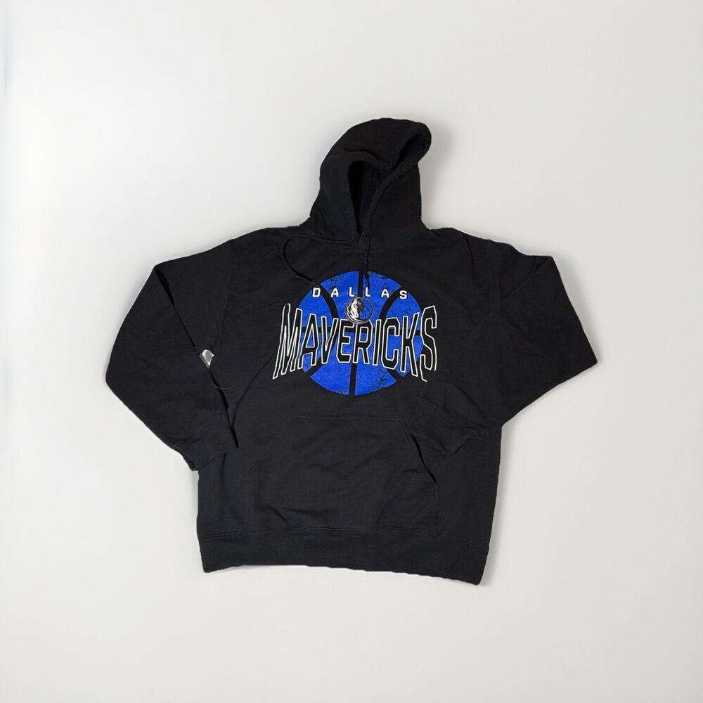 NWOT Dallas Mavericks Black Pullover Hoodie NBA Medium